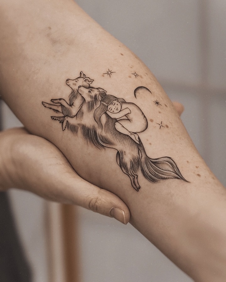 Pohádka - Jemné tetování