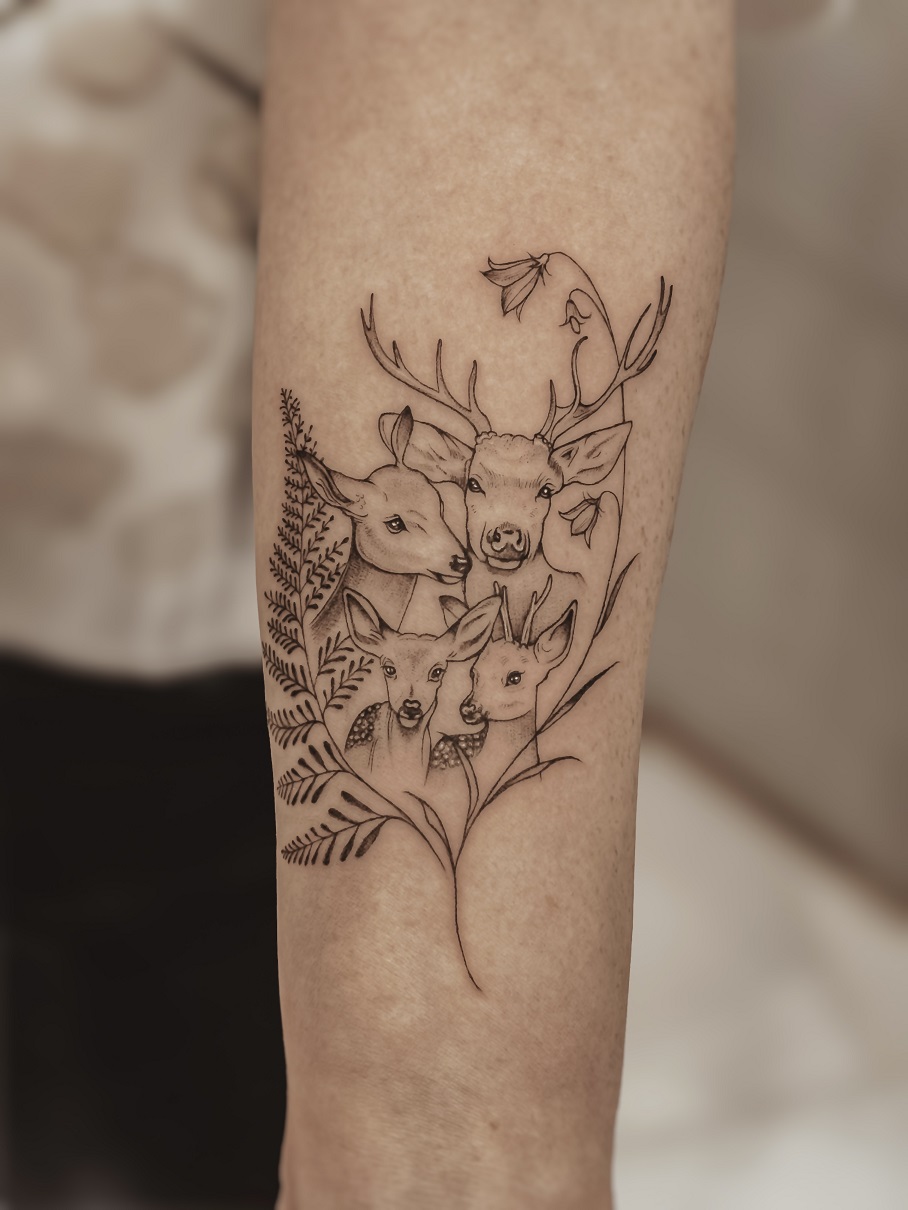 Srnečky - Jemné tetování Brno